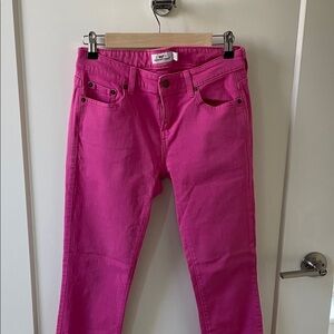Vineyard Vines Bright Pink Women's Jeans - Classic Five-Pocket Fit